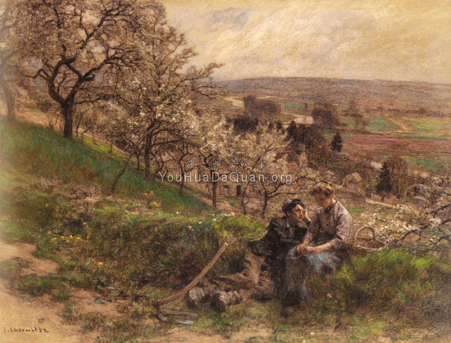 Avril - 莱昂·奥古斯汀·莱尔米特